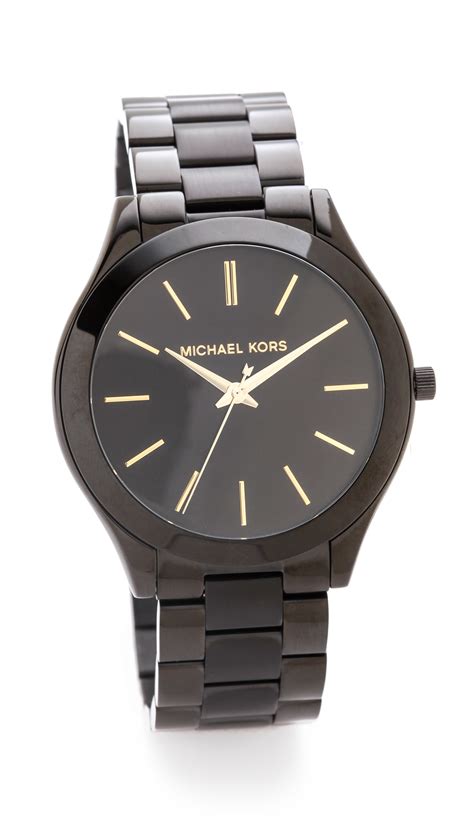 michael kors slim runway mk6587|michael kors black runway.